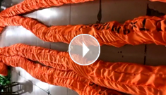 河北辰力集团客户定做的160吨柔性吊装带